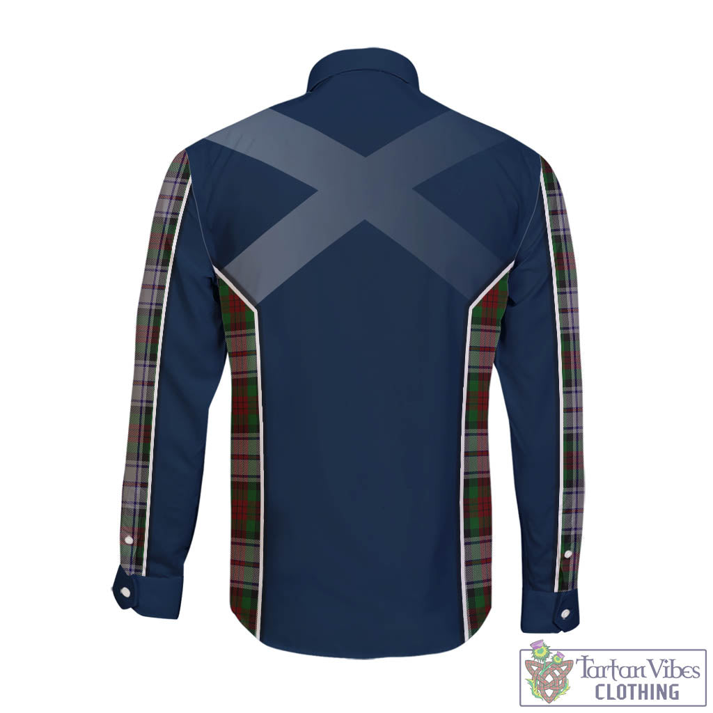 Tartan Vibes Clothing MacDuff Dress Tartan Long Sleeve Button Up Shirt with Family Crest and Lion Rampant Vibes Sport Style