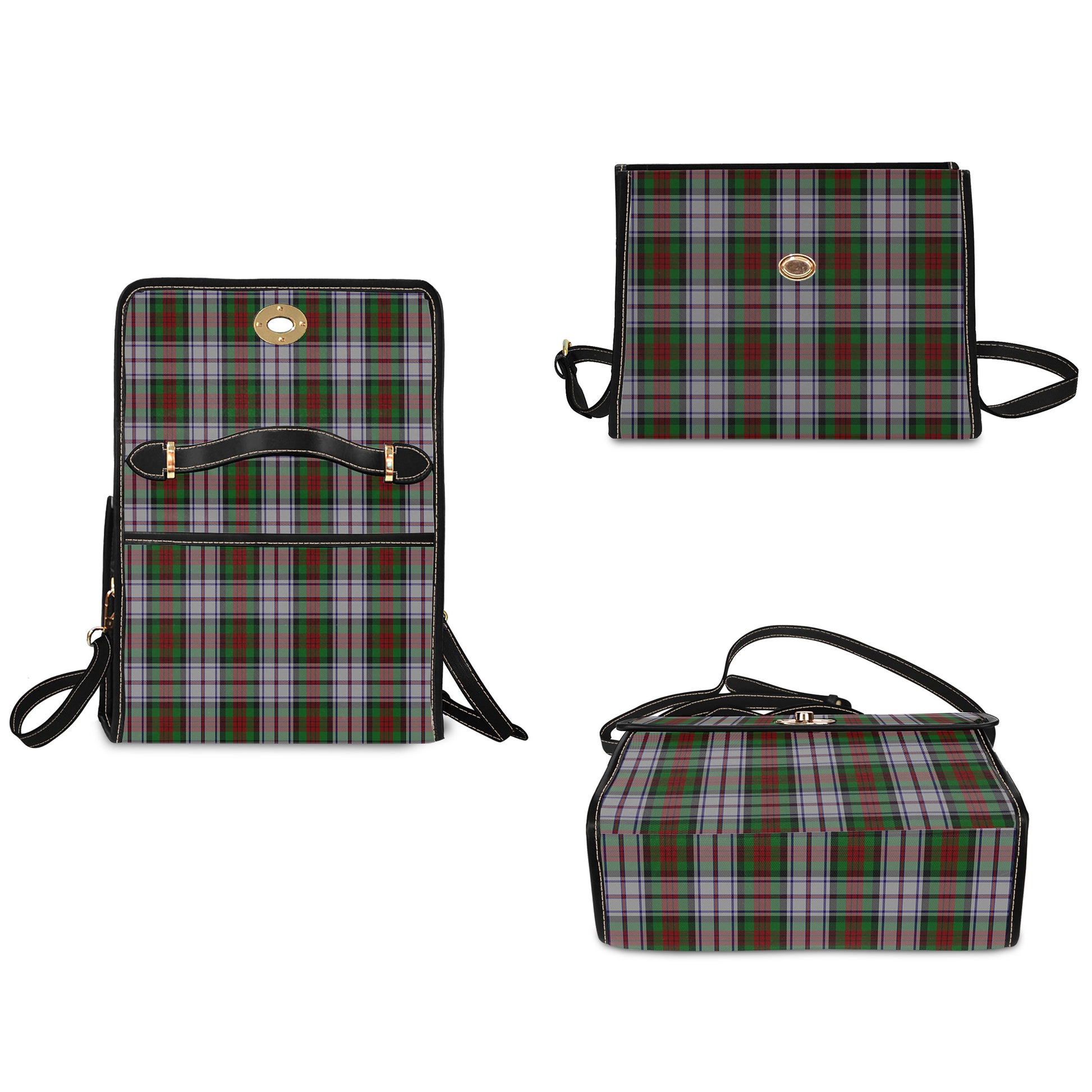 macduff-dress-tartan-leather-strap-waterproof-canvas-bag