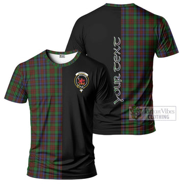 MacDuff Hunting Tartan T-Shirt with Family Crest and Half Of Me Style