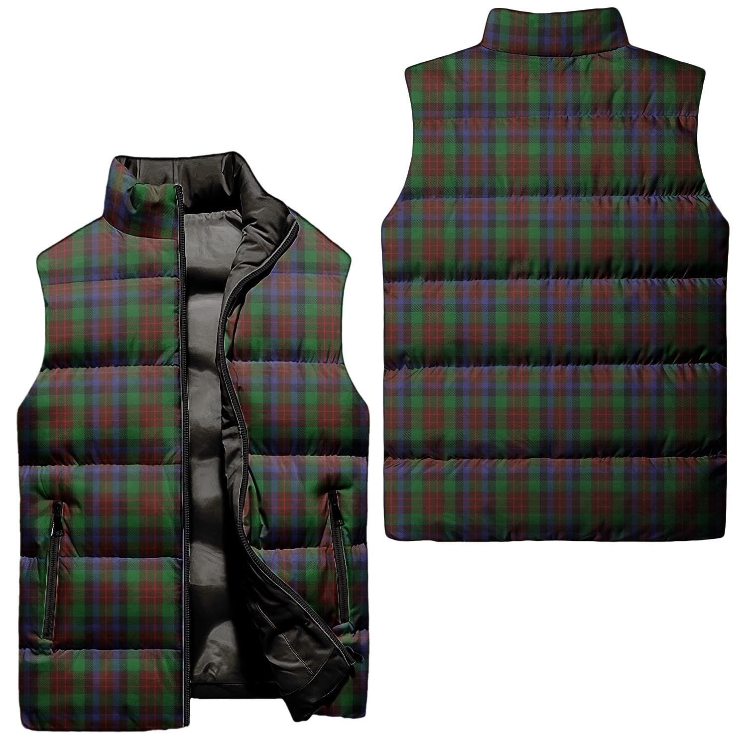 MacDuff Hunting Tartan Sleeveless Puffer Jacket Unisex - Tartanvibesclothing