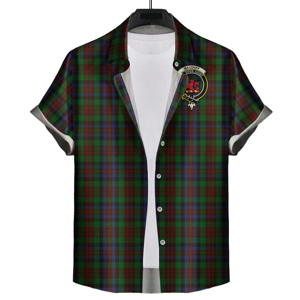 macduff-hunting-tartan-short-sleeve-button-down-shirt-with-family-crest