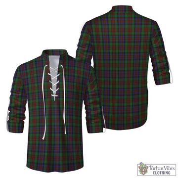 MacDuff Hunting Tartan Men's Scottish Traditional Jacobite Ghillie Kilt Shirt