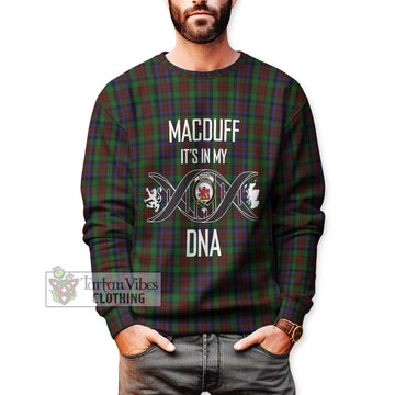 MacDuff Hunting Tartan Sweatshirt with Family Crest DNA In Me Style