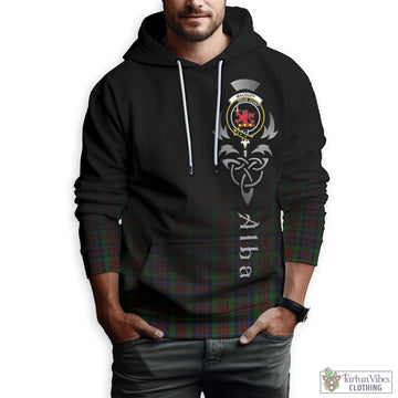 MacDuff Hunting Tartan Hoodie Featuring Alba Gu Brath Family Crest Celtic Inspired