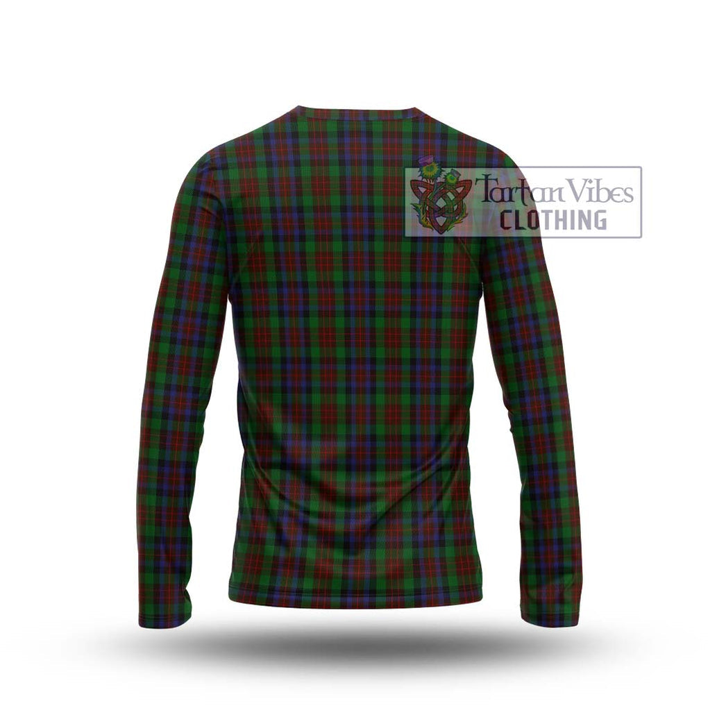 MacDuff Hunting Tartan Long Sleeve T-Shirt with Family Crest DNA In Me Style - Tartanvibesclothing Shop