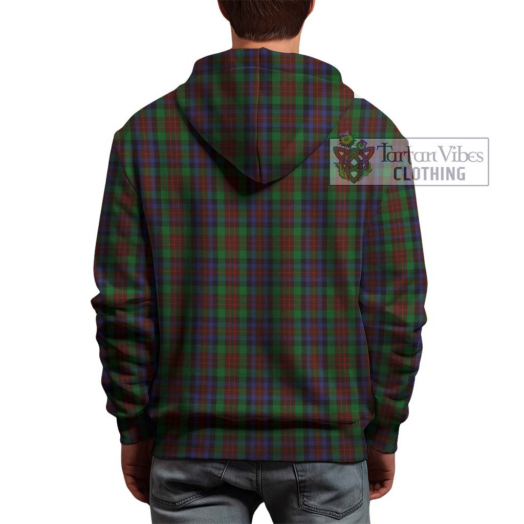 Tartan Vibes Clothing MacDuff Hunting Tartan Hoodie with Family Crest DNA In Me Style