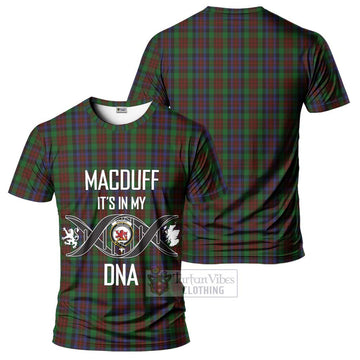 MacDuff Hunting Tartan T-Shirt with Family Crest DNA In Me Style