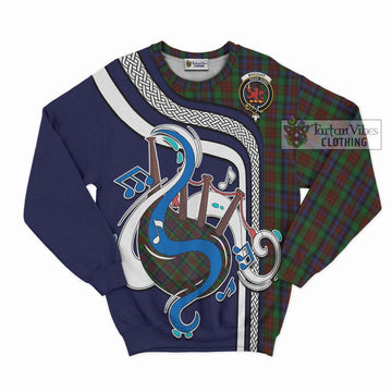 MacDuff Hunting Tartan Sweatshirt with Epic Bagpipe Style