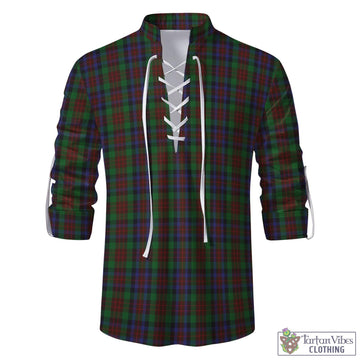 MacDuff Hunting Tartan Men's Scottish Traditional Jacobite Ghillie Kilt Shirt