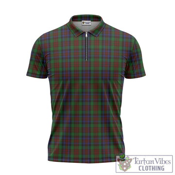 MacDuff Hunting Tartan Zipper Polo Shirt