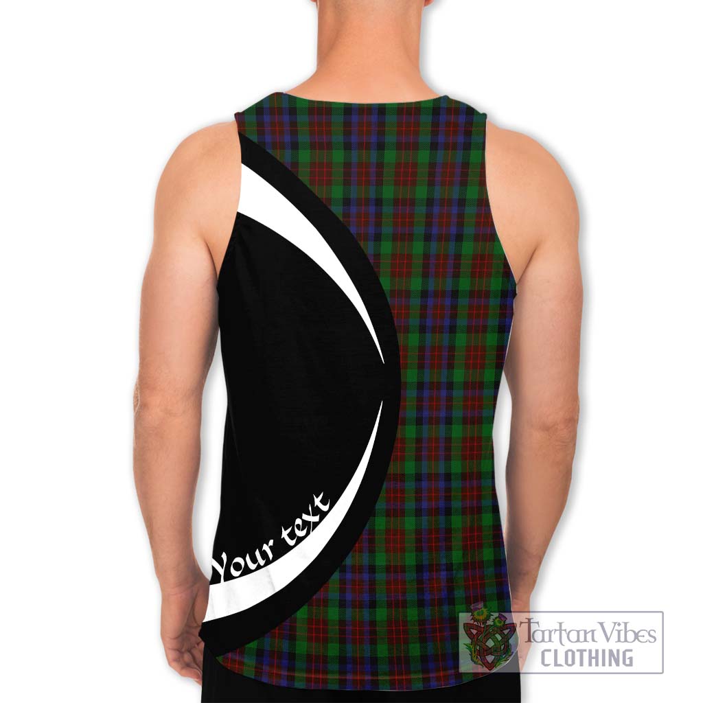 MacDuff Hunting Tartan Men's Tank Top with Family Crest Circle Style - Tartan Vibes Clothing