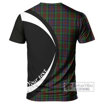 MacDuff Hunting Tartan T-Shirt with Family Crest Circle Style