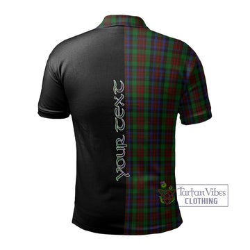 MacDuff Hunting Tartan Polo Shirt with Family Crest and Half Of Me Style