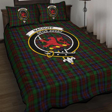 MacDuff Hunting Tartan Quilt Bed Set with Family Crest