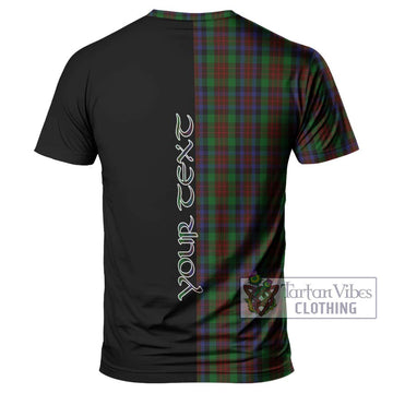 MacDuff Hunting Tartan T-Shirt with Family Crest and Half Of Me Style