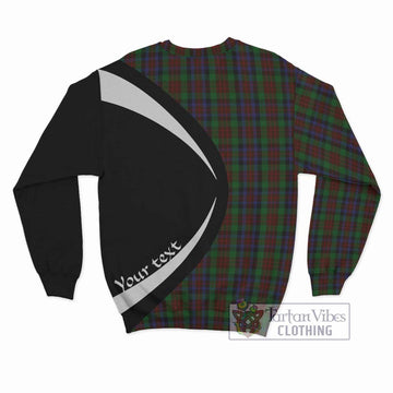 MacDuff Hunting Tartan Sweatshirt with Family Crest Circle Style