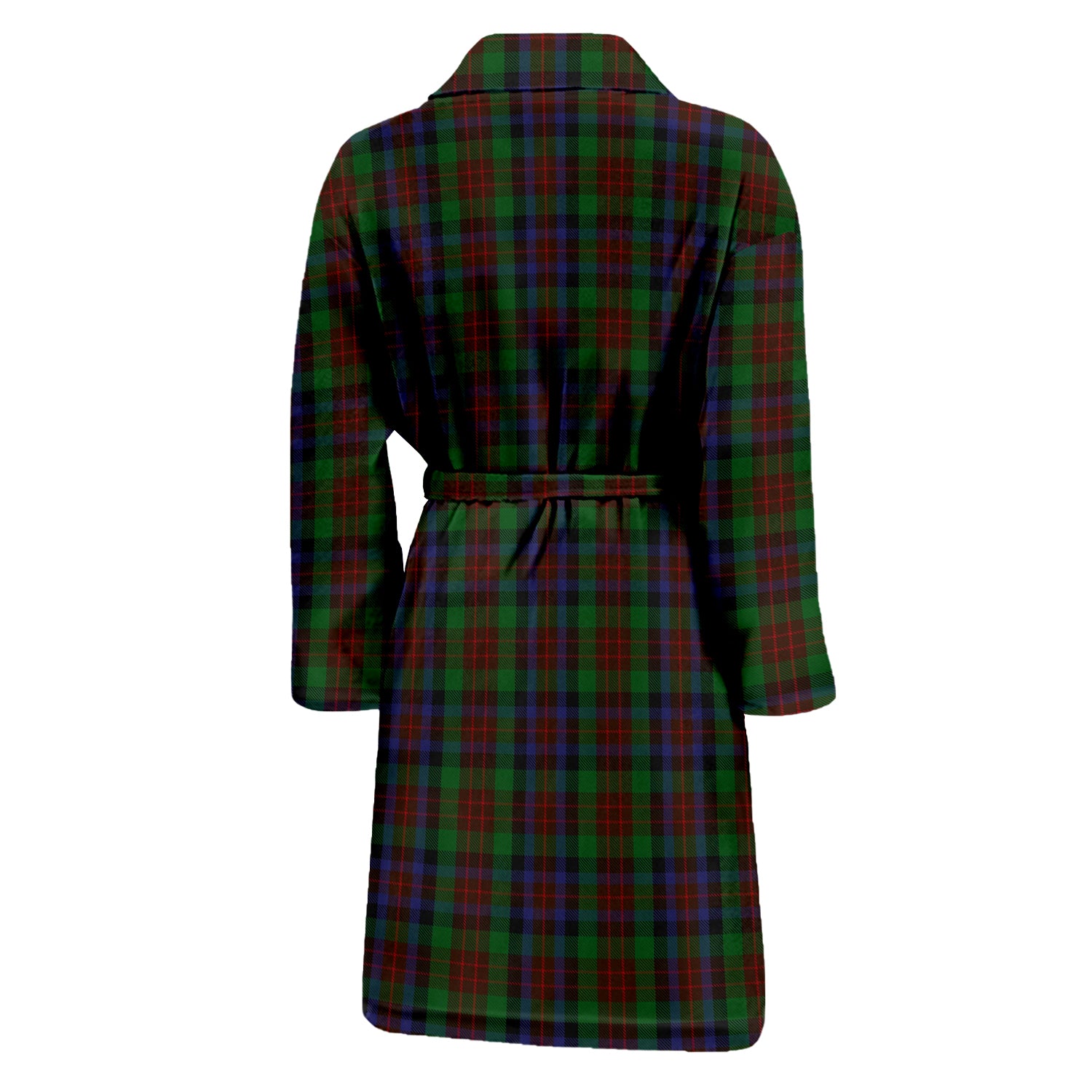 MacDuff Hunting Tartan Bathrobe with Family Crest - Tartan Vibes Clothing