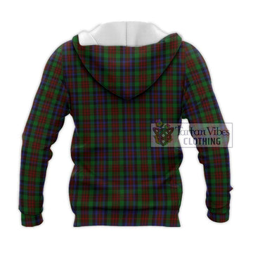 MacDuff Hunting Tartan Knitted Hoodie with Family Crest DNA In Me Style