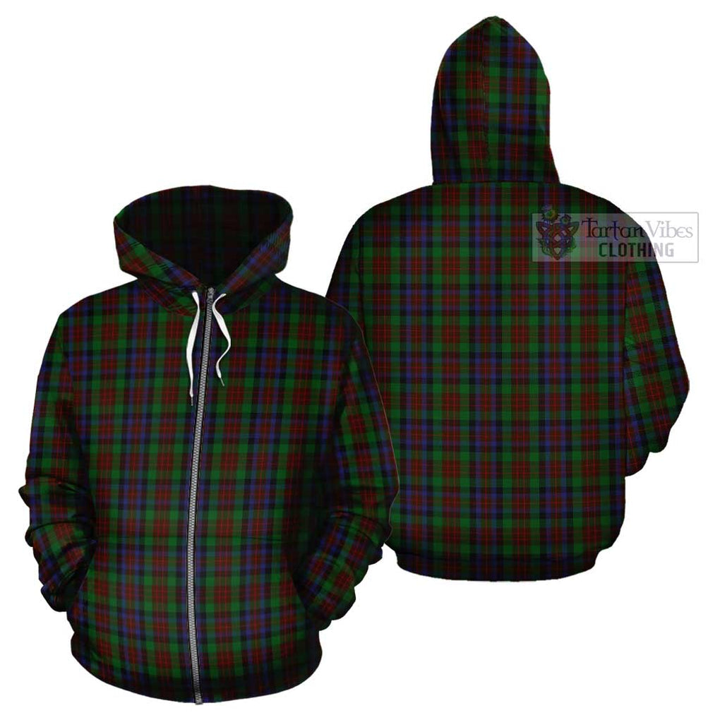 MacDuff Hunting Tartan Cotton Hoodie Zip Hoodie - Tartan Vibes Clothing