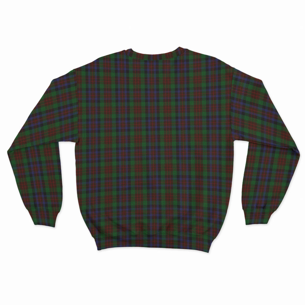 MacDuff Hunting Tartan Sweatshirt with Family Crest - Tartan Vibes Clothing