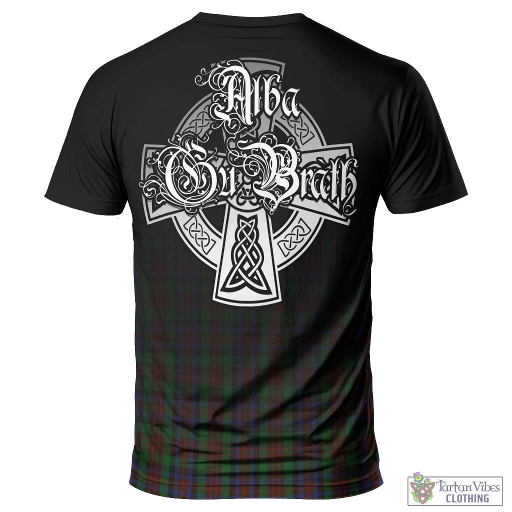 Tartan Vibes Clothing MacDuff Hunting Tartan T-Shirt Featuring Alba Gu Brath Family Crest Celtic Inspired