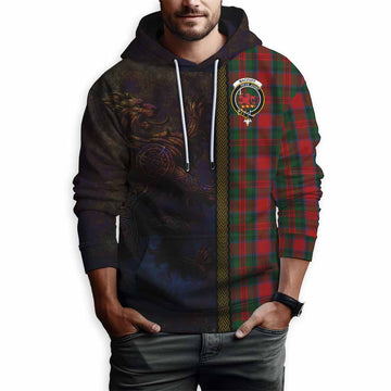 MacDuff (McDuff) Tartan Family Crest Hoodie Alba Gu Brath Be Brave Lion Ancient Style Pullover Hoodie - Tartan Vibes Clothing