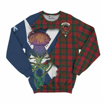 MacDuff (McDuff) Tartan Family Crest Sweatshirt Scottish Thistle Celtic Inspired Unisex - Tartan Vibes Clothing