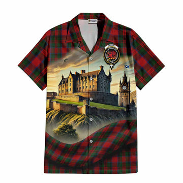 MacDuff (McDuff) Tartan Family Crest Hawaiian Shirt with Scottish Ancient Castle Style Kid - Tartan Vibes Clothing