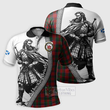 MacDuff (McDuff) Tartan Clan Crest Polo Shirt with Highlander Warrior Celtic Style