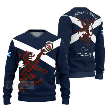 MacDuff (McDuff) Tartan Lion Rampant Ugly Sweater Proudly Display Your Heritage with Alba Gu Brath and Clan Name