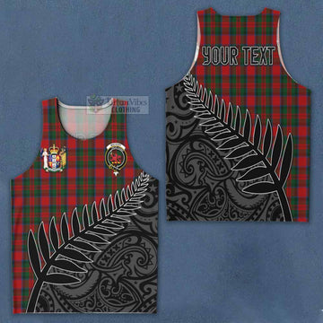 MacDuff (McDuff) Crest Tartan Men's Tank Top with New Zealand Silver Fern Half Style