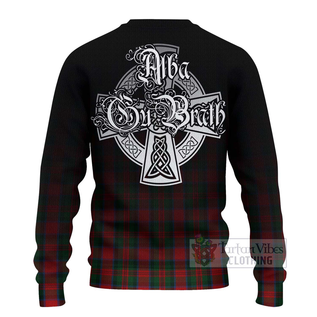 Tartan Vibes Clothing MacDuff (McDuff) Tartan Knitted Sweater Featuring Alba Gu Brath Family Crest Celtic Inspired