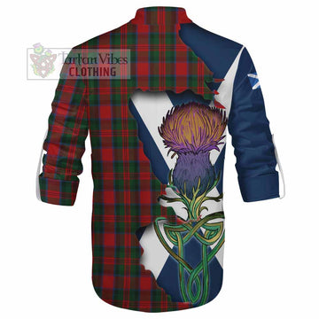MacDuff (McDuff) Tartan Family Crest Ghillie Kilt Shirt Scottish Thistle Celtic Inspired - Tartan Vibes Clothing