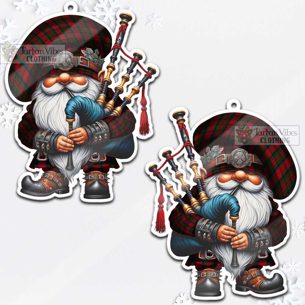 Tartan Vibes Clothing MacDuff (McDuff) Tartan Badpiper Gnome Christmas Ornament