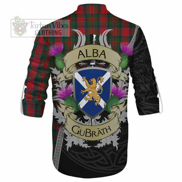 MacDuff (McDuff) Tartan Family Crest Ghillie Kilt Shirt Lion Rampant Royal Thistle Shield Celtic Inspired - Tartan Vibes Clothing