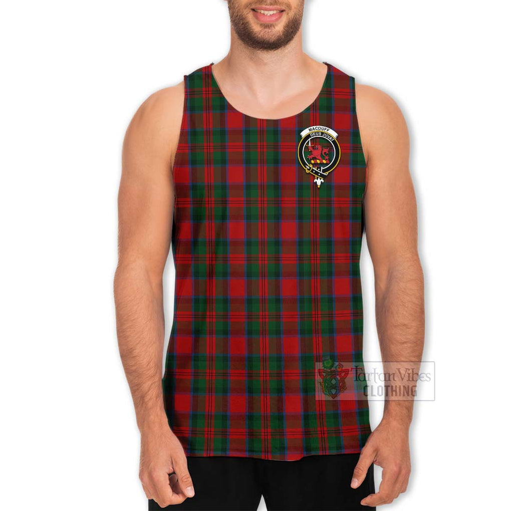 MacDuff (McDuff) Tartan Men's Tank Top with Family Crest Celtic Skull Style - Tartan Vibes Clothing