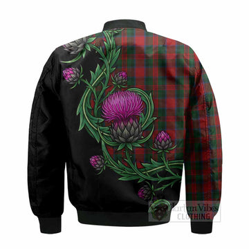 MacDuff (McDuff) Tartan Bomber Jacket Resilient Scottish Thistle - Tartan Vibes Clothing