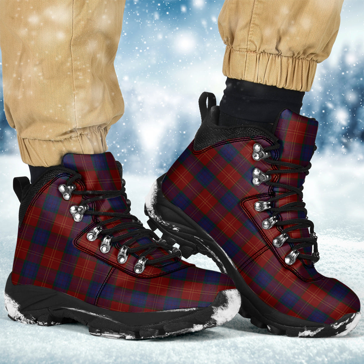 MacEdward Tartan Alpine Boots - Tartanvibesclothing