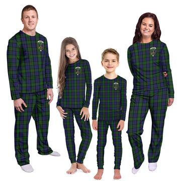 MacEwan Tartan Pajamas Family Set with Family Crest