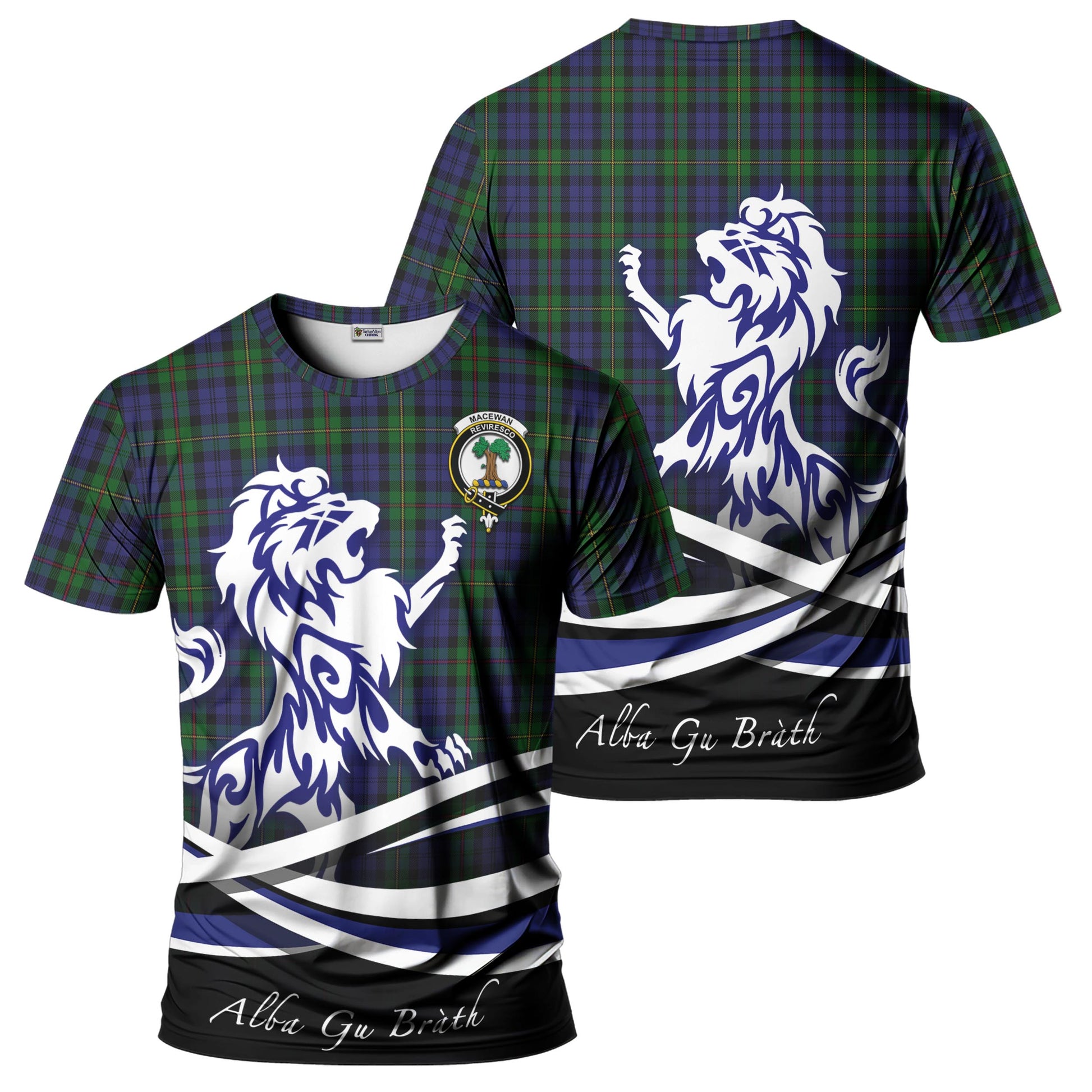 macewan-tartan-t-shirt-with-alba-gu-brath-regal-lion-emblem