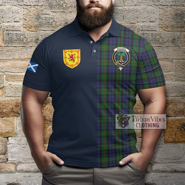 MacEwan (MacEwen) Tartan Polo Shirt with Scottish Lion Royal Arm Half Style