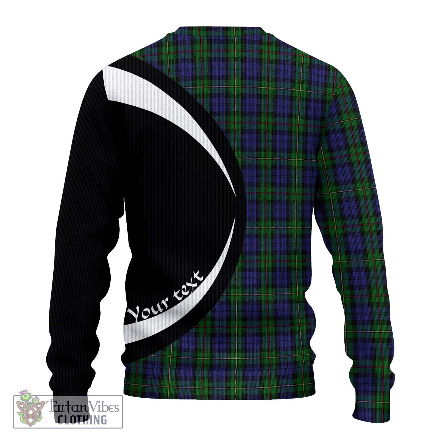 MacEwan (MacEwen) Tartan Knitted Sweater with Family Crest Circle Style - Tartan Vibes Clothing