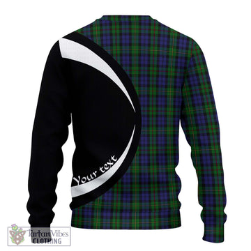 MacEwan (MacEwen) Tartan Ugly Sweater with Family Crest Circle Style