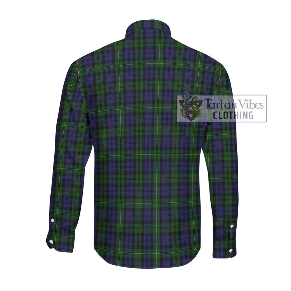 MacEwan (MacEwen) Tartan Long Sleeve Button Shirt with Family Crest DNA In Me Style - Tartanvibesclothing Shop