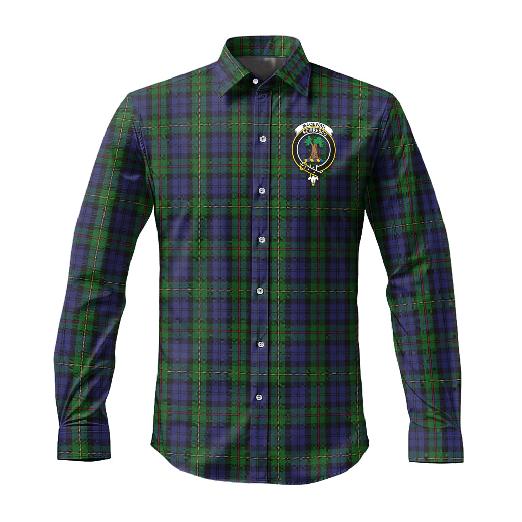 macewan-tartan-long-sleeve-button-up-shirt-with-family-crest