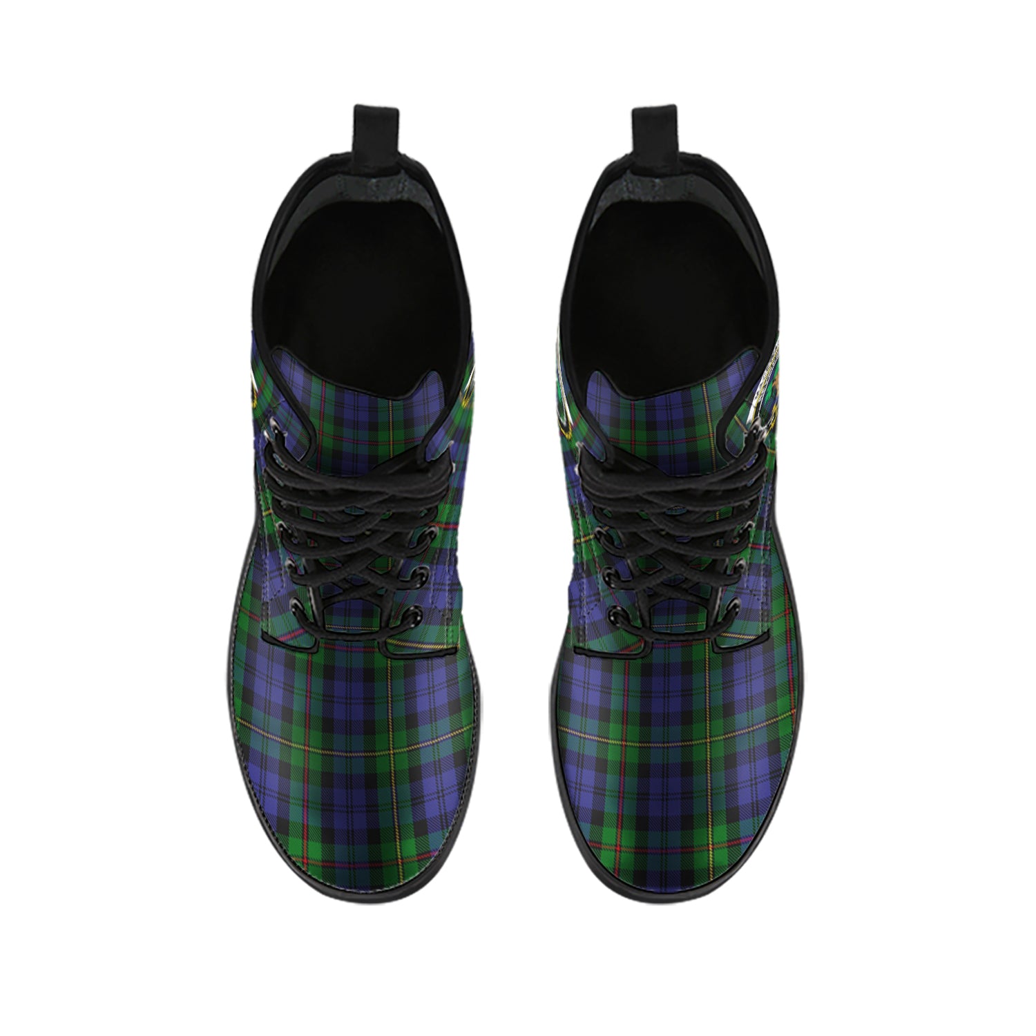 macewan-tartan-leather-boots-with-family-crest