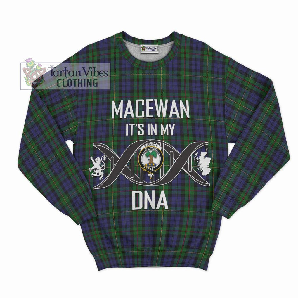 MacEwan (MacEwen) Tartan Sweatshirt with Family Crest DNA In Me Style - Tartanvibesclothing Shop