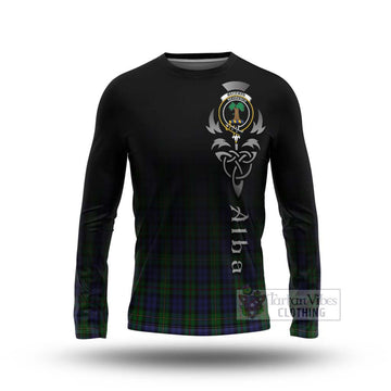 MacEwan (MacEwen) Tartan Long Sleeve T-Shirt Featuring Alba Gu Brath Family Crest Celtic Inspired