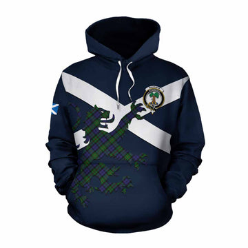 MacEwan (MacEwen) Tartan Lion Rampant Cotton Hoodie Proudly Display Your Heritage with Alba Gu Brath and Clan Name