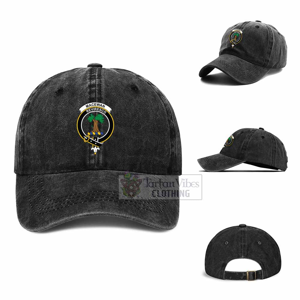 Tartan Vibes Clothing MacEwan (MacEwen) Clan Crest Denim Classic Cap